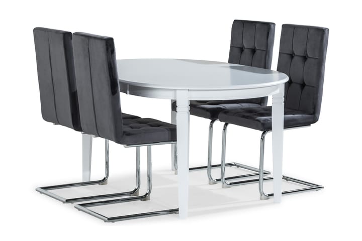Läckö Matbord Förlängningsbart Med 4 st Jessed Matstol - Alla Möbler - Matgrupper - Matgrupper med 4 stolar
