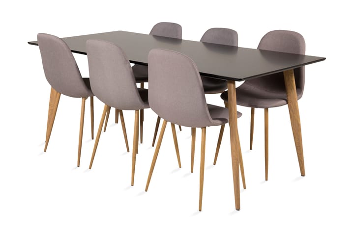 Ambros Matgrupp 180 cm med 6 Matstolar - Alla Möbler - Matgrupper - Matgrupper med 6 stolar
