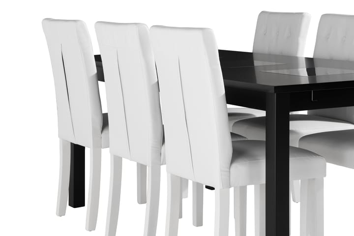 Diana Matgrupp 180 cm inkl 6 Arneholm Stolar - Svart - Alla Möbler - Matgrupper - Matgrupper med 6 stolar