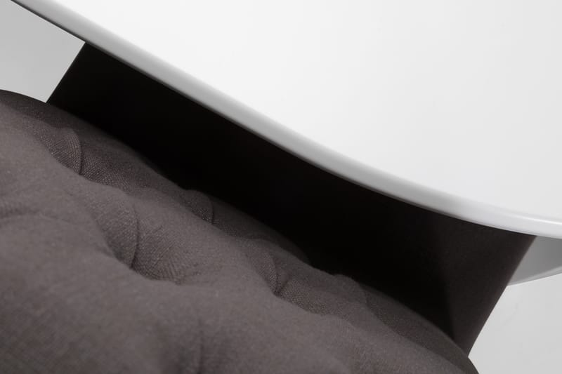 Lisa Matbord 200 cm Ovalt - Vit/Grå - Alla Möbler - Matgrupper - Matgrupper med 6 stolar