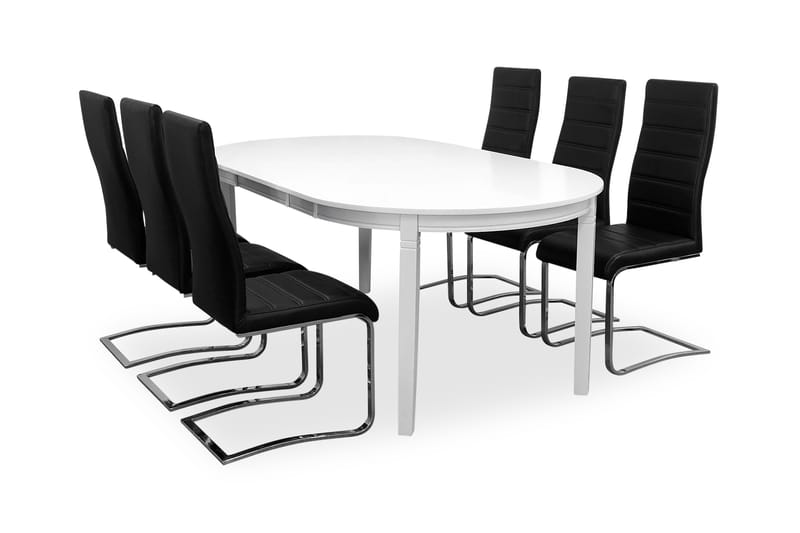 Lisa Matgrupp med 6 st Inez Stol - Alla Möbler - Matgrupper - Matgrupper med 6 stolar