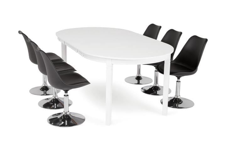Lisa Matgrupp med 6 Tyra Stol - Alla Möbler - Matgrupper - Matgrupper med 6 stolar