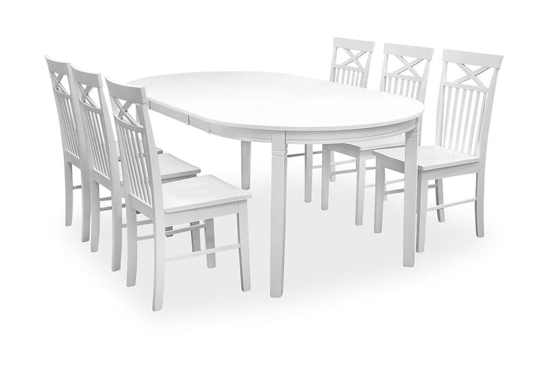 Matgrupp Lowisa med 6 Matilda Stolar - Alla Möbler - Matgrupper - Matgrupper med 6 stolar