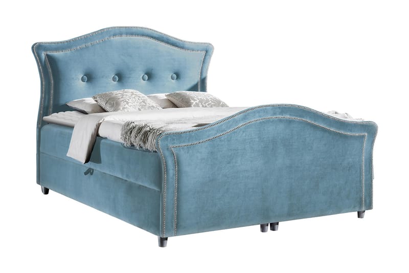 Maglehult Lux Kontinentalsäng 140x200 cm - Blå - Alla Möbler - Sängar - Sängar med förvaring