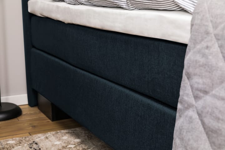 Regent Lyx Komplett Sängpaket 180x210 - Mörkblå - Alla Möbler - Sängar - Kontintentalsängar