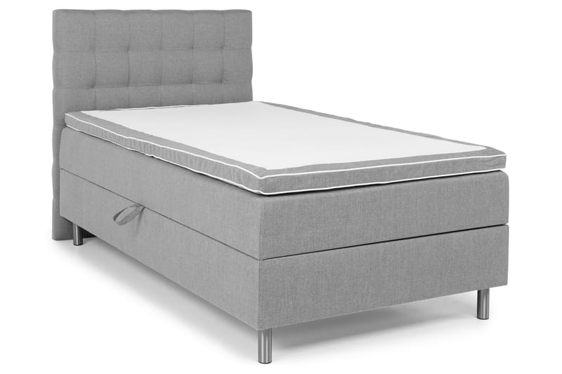 Holmby Box Bed 140x200 cm - Ljusgrå - Alla Möbler - Sängar - Sängar med förvaring