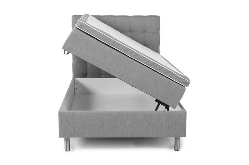 Holmby Box Bed 140x200 cm - Ljusgrå - Alla Möbler - Sängar - Sängar med förvaring