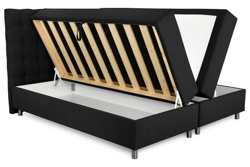 Holmby Box Bed 160x200 cm - Mörkgrå - Alla Möbler - Sängar - Sängar med förvaring
