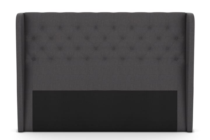 Gideon Sänggavel 210 cm med Sidor - Mörkgrå - Alla Möbler - Sängar - Sänggavlar