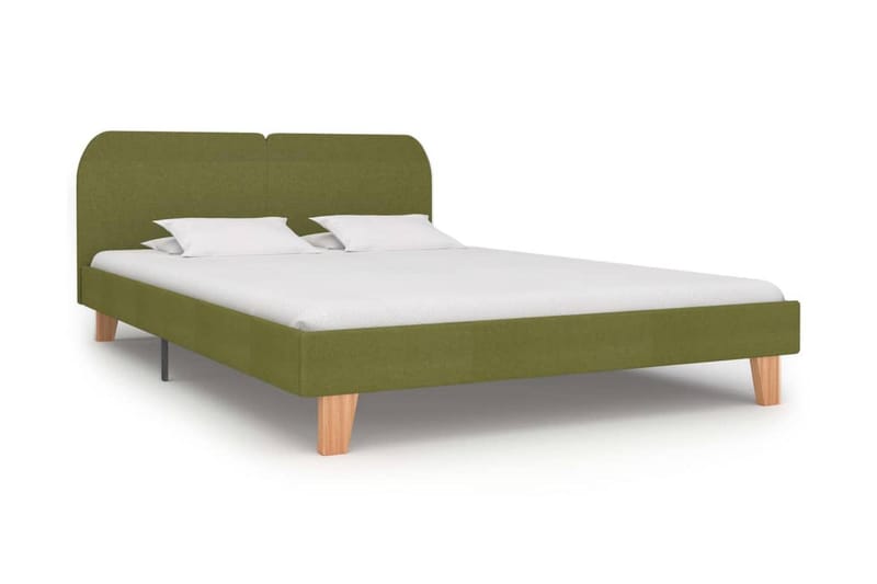 Sängram grön tyg 180x200 cm - Grön - Alla Möbler - Sängar - Sängramar & sängstommar