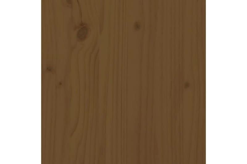 Sängram honungsbrun massivt trä 90x200 cm - Brun - Alla Möbler - Sängar - Sängramar & sängstommar