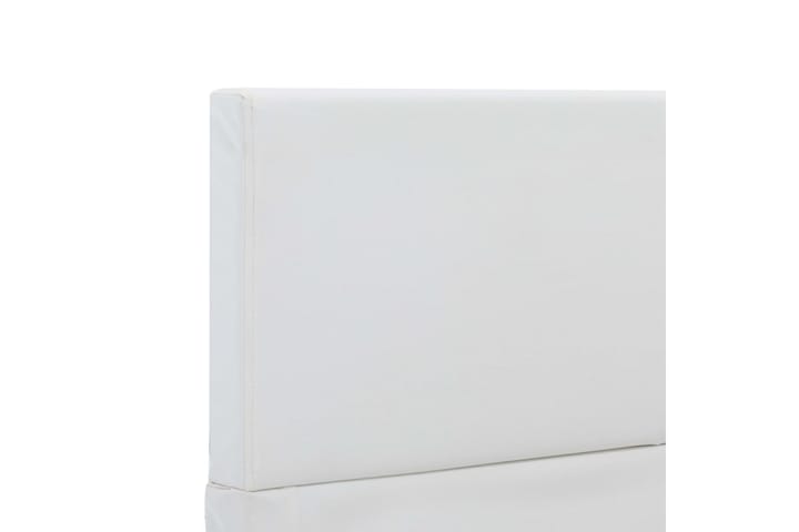 Sängram hydraulisk förvaring vit konstläder 180x200 cm - Vit - Alla Möbler - Sängar - Sängramar & sängstommar