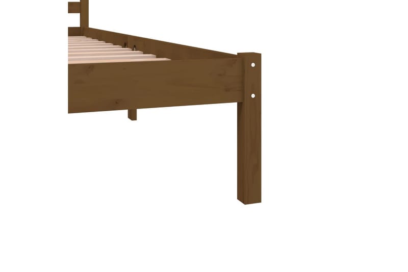 Sängram massiv furu 180x200 cm honungsbrun 6FT - Brun - Alla Möbler - Sängar - Sängramar & sängstommar