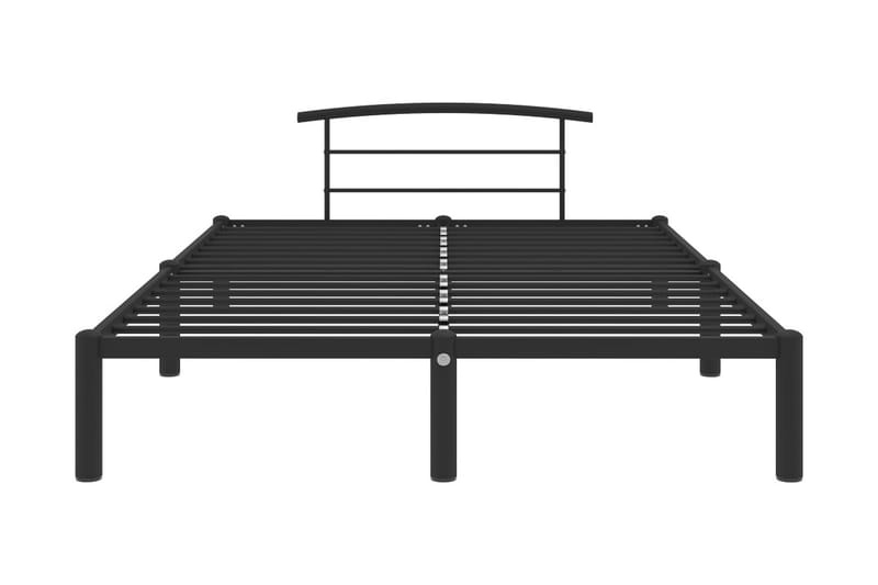 Sängram svart metall 160x200 cm - Svart - Alla Möbler - Sängar - Sängramar & sängstommar