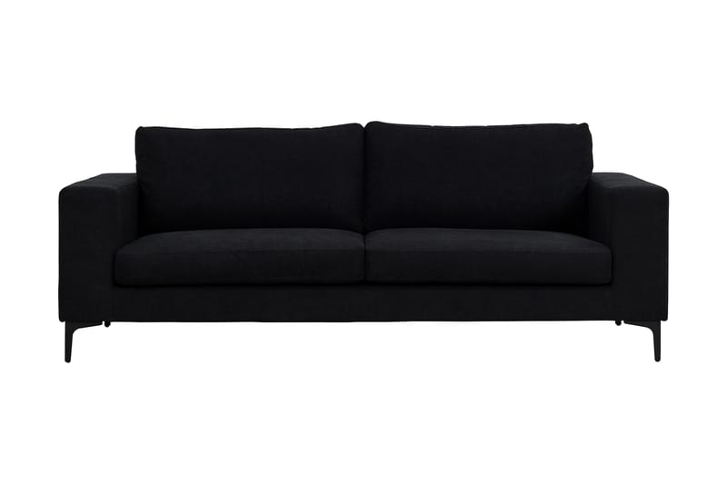 Chanell 3-sits soffa - Svart - Alla Möbler - Soffor - 2+3 sits soffor