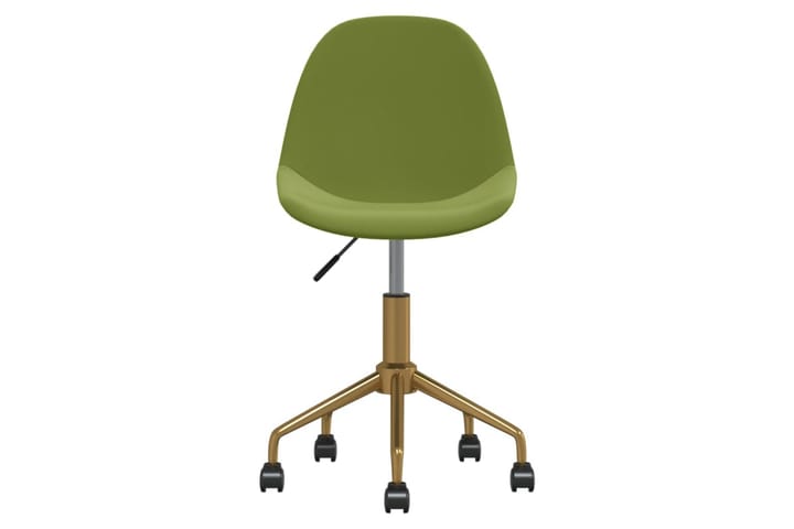 Snurrbar matstol ljusgrön sammet - Grön - Alla Möbler - Stolar - Matstolar