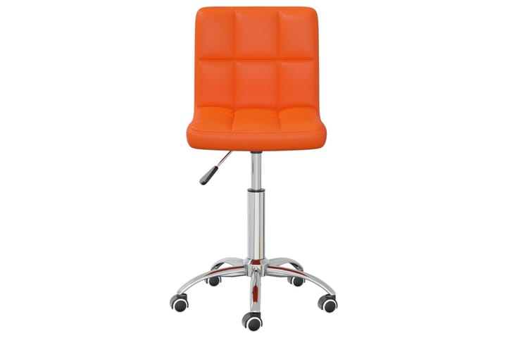 Snurrbar matstol orange konstläder - Orange - Alla Möbler - Stolar - Matstolar