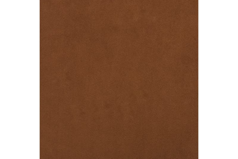Snurrbara matstolar 2 st brun sammet - Brun - Alla Möbler - Stolar - Matstolar