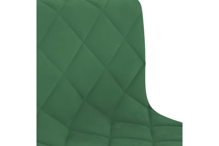 Snurrbara matstolar 2 st mörkgrön sammet - Grön - Alla Möbler - Stolar - Matstolar