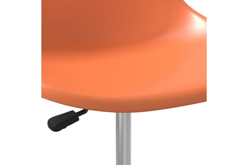 Snurrbara matstolar 4 st orange PP - Orange - Alla Möbler - Stolar - Matstolar
