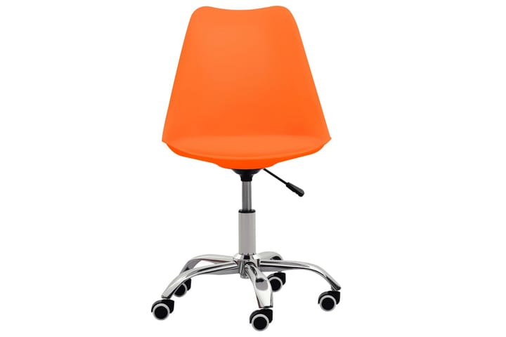 Kontorsstol orange konstläder - Orange - Alla Möbler - Stolar - Skrivbordsstolar