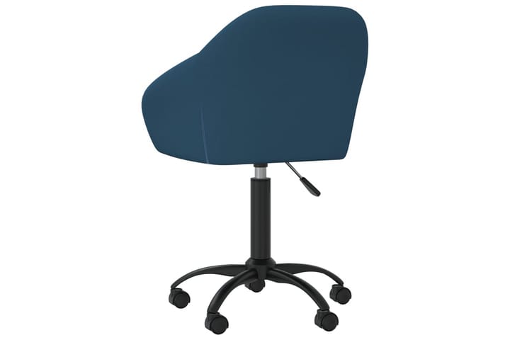 Snurrbar kontorsstol blå sammet - Blå - Alla Möbler - Stolar - Skrivbordsstolar