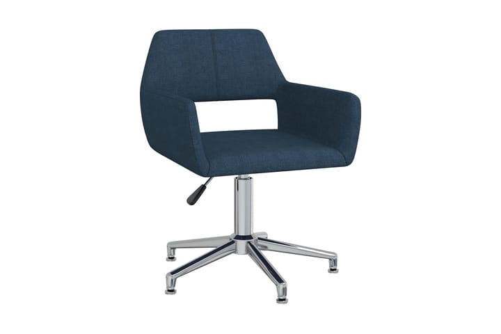 Snurrbar kontorsstol blå tyg - Blå - Alla Möbler - Stolar - Skrivbordsstolar