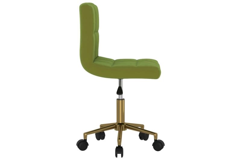 Snurrbar kontorsstol ljusgrön sammet - Grön - Alla Möbler - Stolar - Skrivbordsstolar