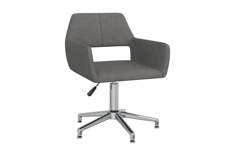 Snurrbar kontorsstol mörkgrå tyg - Grå - Alla Möbler - Stolar - Skrivbordsstolar