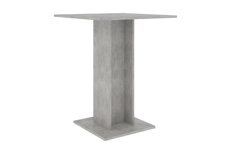 Bistrobord betonggrå 60x60x75 cm spånskiva - Grå - Alla Möbler - Utemöbler - Balkongmöbler