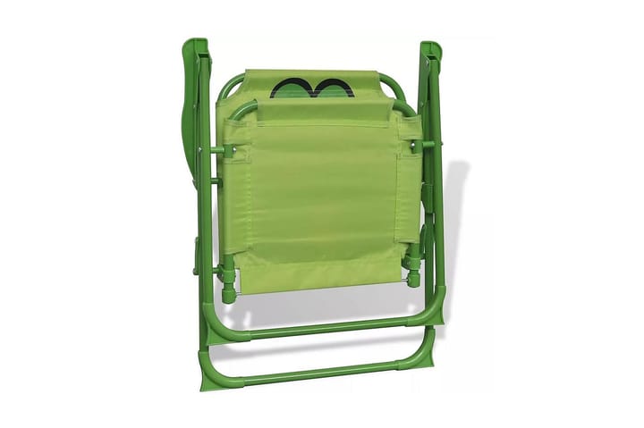 Cafébord för barn med parasoll 3 delar grön - Grön - Alla Möbler - Utemöbler - Balkongmöbler