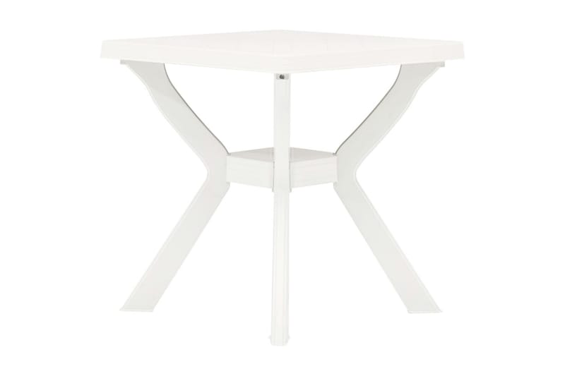 Cafébord vit 70x70x72 cm plast - Vit - Alla Möbler - Utemöbler - Konstrottingmöbler