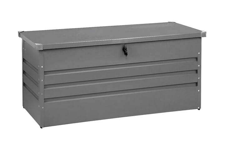 Dynlåda 132 x 62 cm grå CEBROSA - Grå - Alla Möbler - Utemöbler - Dynboxar & möbelskydd