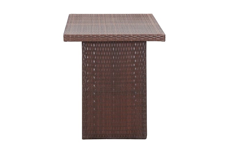 Trädgårdsbord brun 110x60x67 cm konstrotting - Brun - Alla Möbler - Utemöbler - Konstrottingmöbler