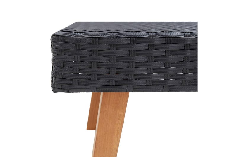 Trädgårdsbord konstrotting svart - Svart - Alla Möbler - Utemöbler - Konstrottingmöbler