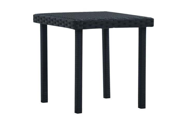 Trädgårdsbord svart 40x40x40 cm konstrotting - Svart - Alla Möbler - Utemöbler - Konstrottingmöbler