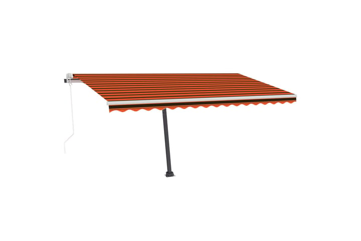 Fristående markis automatisk 450x300 cm - Orange - Alla Möbler - Utemöbler - Övrigt utomhus