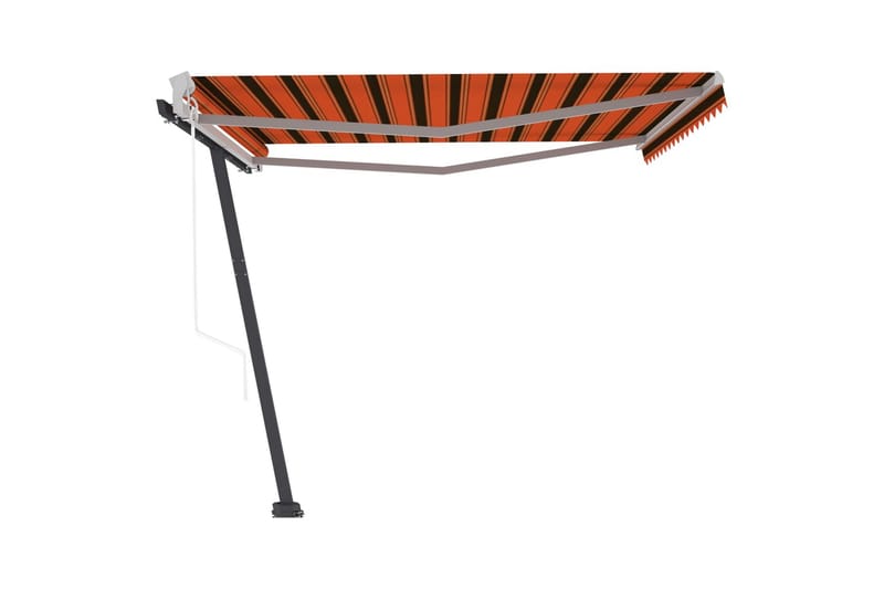 Fristående markis automatisk 450x300 cm - Orange - Alla Möbler - Utemöbler - Övrigt utomhus