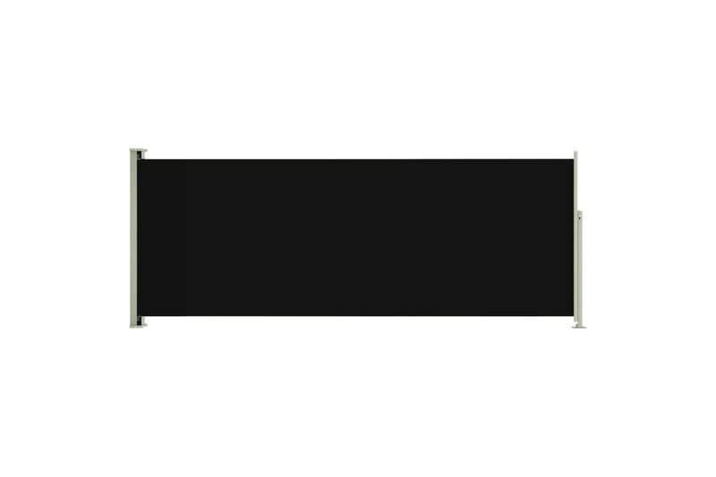 Infällbar sidomarkis 117x300 cm svart - Svart - Alla Möbler - Utemöbler - Övrigt utomhus