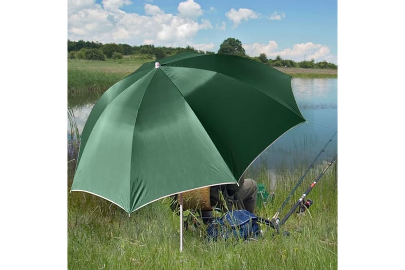 Parasoll för fiske grön UV30 200 cm - Grön - Alla Möbler - Utemöbler - Parasoller