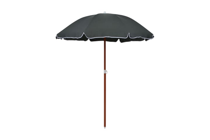 Parasoll med stålstång 180 cm antracit - Grå - Alla Möbler - Utemöbler - Parasoller