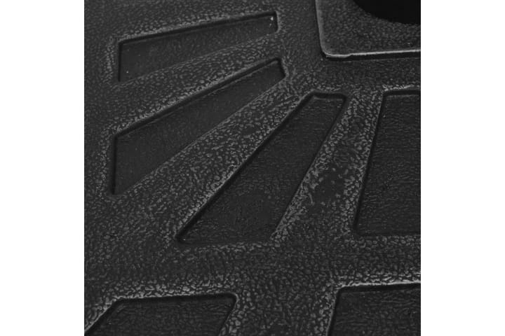 Parasollfot harts kvadratisk svart 12 kg - Svart - Alla Möbler - Utemöbler - Parasoller