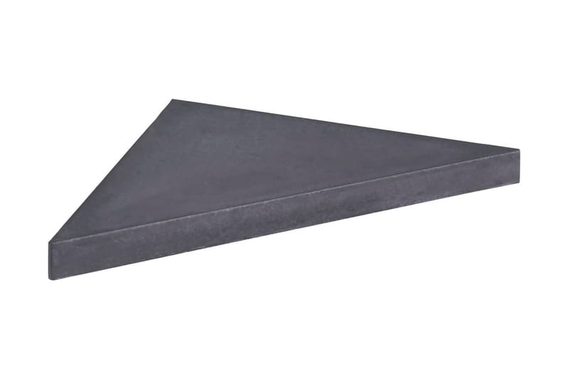Viktplatta för parasoll svart granit fyrkantig 15 kg - Svart - Alla Möbler - Utemöbler - Parasoller