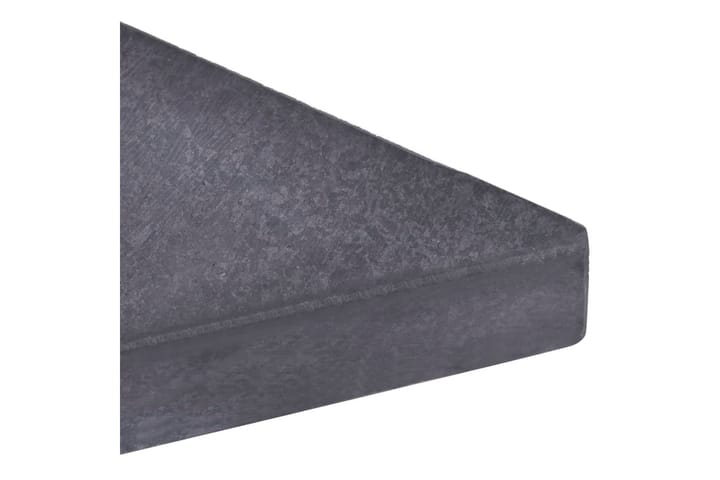 Viktplatta för parasoll svart granit fyrkantig 15 kg - Svart - Alla Möbler - Utemöbler - Parasoller
