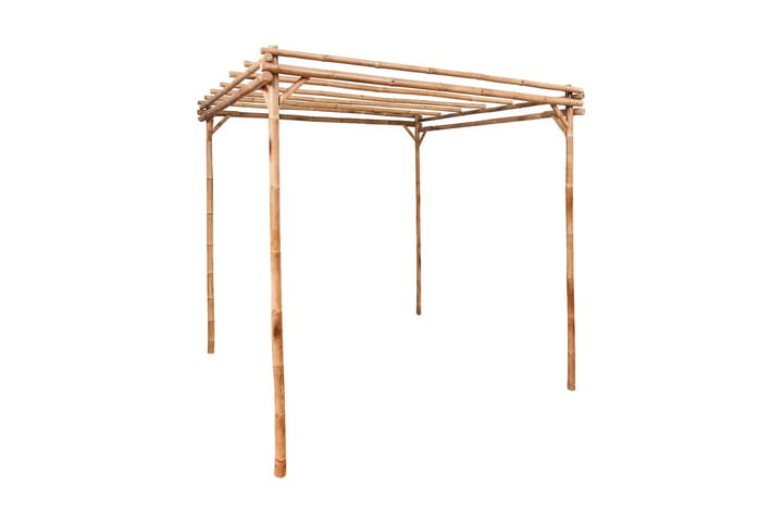 Pergola bambu 170x170x220 cm - Brun - Alla Möbler - Utemöbler - Trämöbler