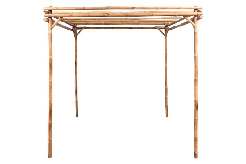 Pergola bambu 170x170x220 cm - Brun - Alla Möbler - Utemöbler - Pergola