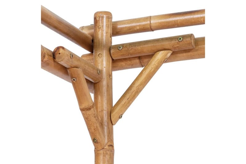 Pergola bambu 170x170x220 cm - Brun - Alla Möbler - Utemöbler - Pergola