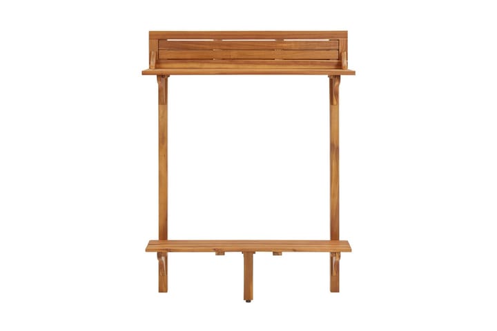 Balkongbord 90x37x122,5 cm massivt akaciaträ - Brun - Alla Möbler - Utemöbler - Trämöbler