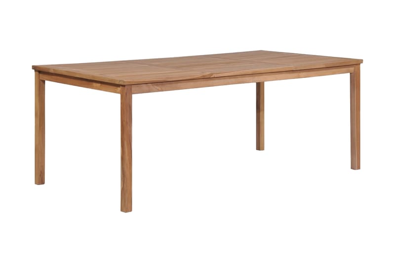 Trädgårdsbord 200x100x77 cm massiv teak - Brun - Alla Möbler - Utemöbler - Trämöbler