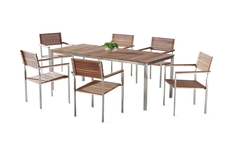 Viareggio Trädgårdsmöbelset Med Bord+6 Stolar - Alla Möbler - Utemöbler - Konstrottingmöbler